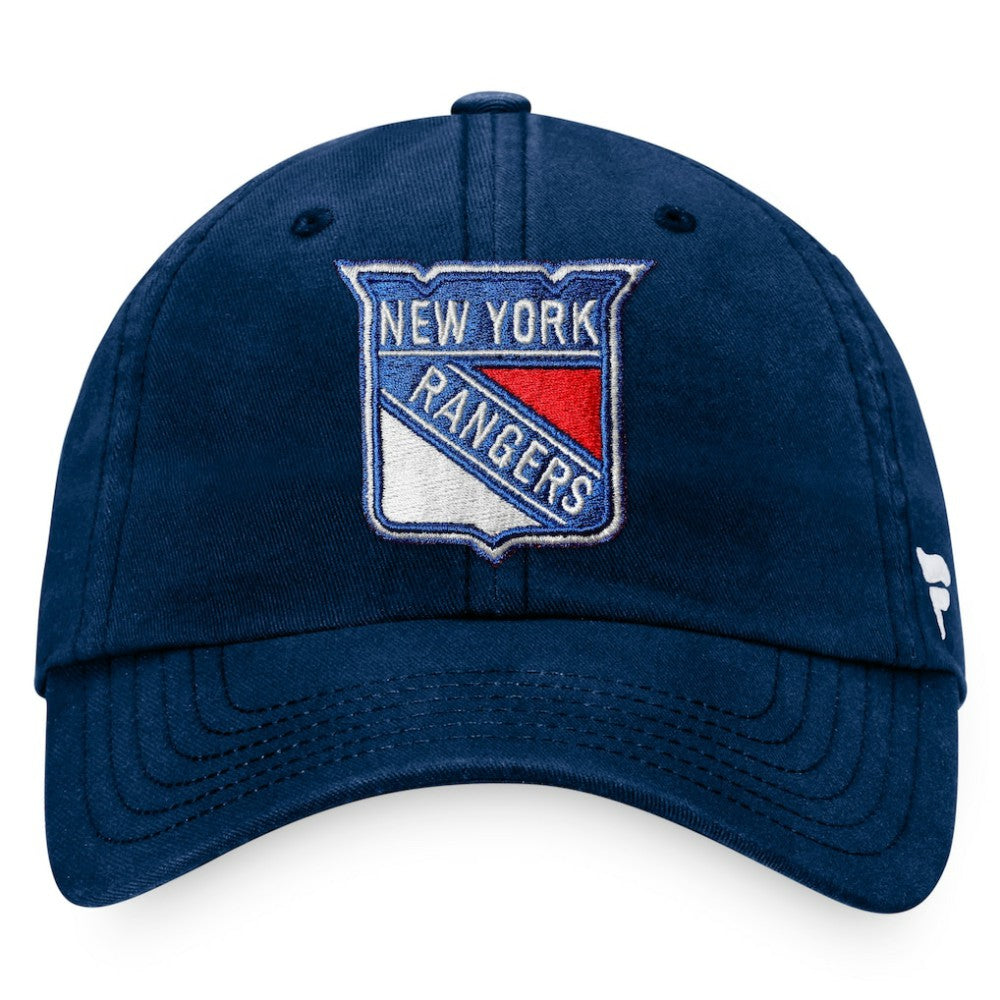 NHL New York Rangers Fanatics Core Primary Logo Adjustable Hat - Navy