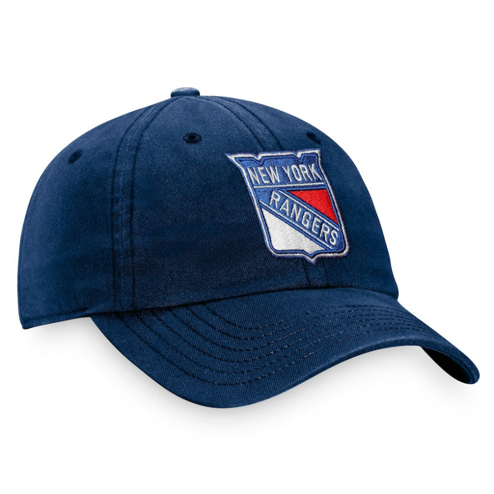 NHL New York Rangers Fanatics Core Primary Logo Adjustable Hat - Navy