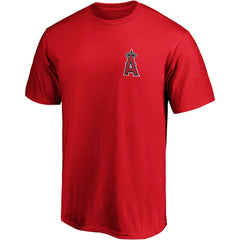 Los Angeles Angels Fanatics Number One Dad Team T-Shirt - Red T-shirts