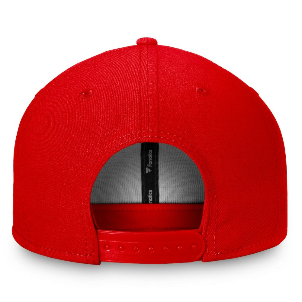 NHL Chicago Blackhawks Fanatics Primary Logo Snapback Hat - Red