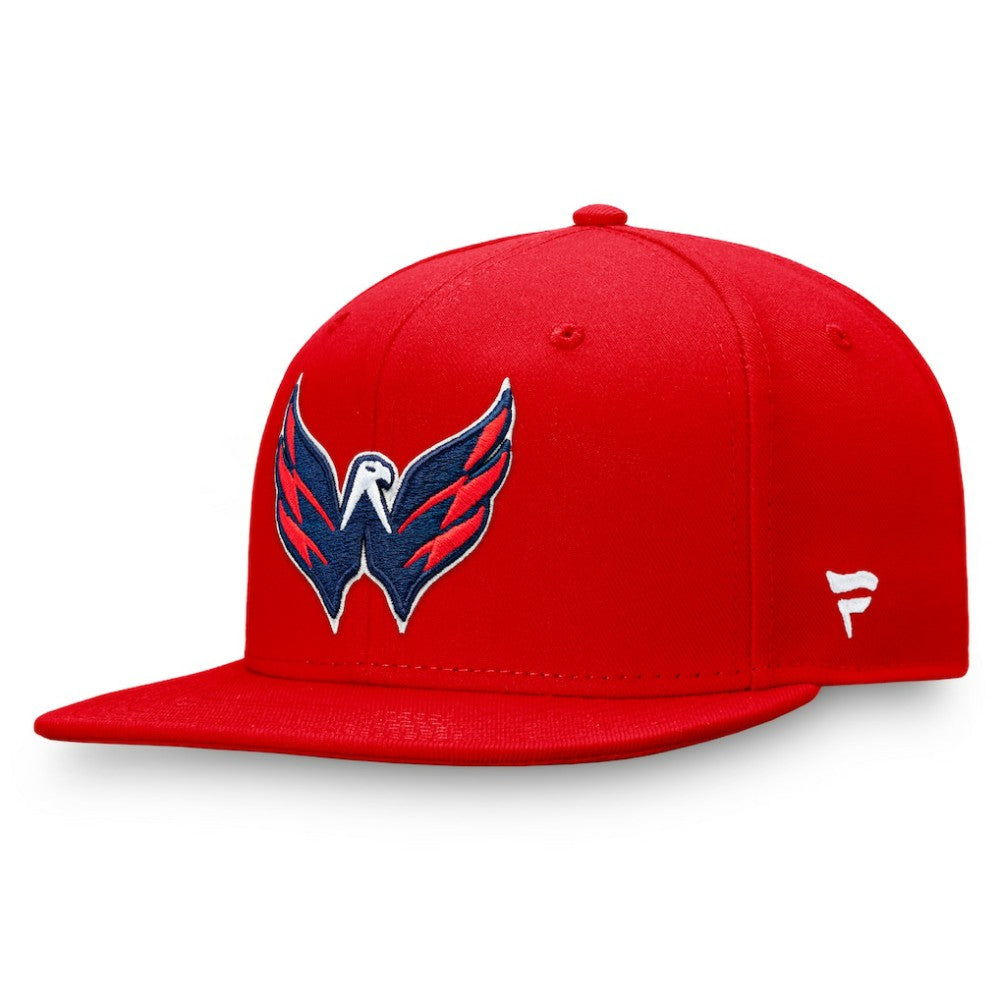 NHL Washington Capitals Fanatics Primary Logo Snapback Hat - Red