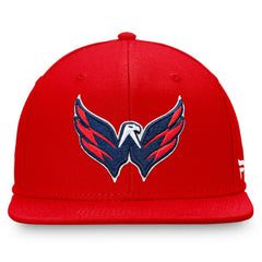 NHL Washington Capitals Fanatics Primary Logo Snapback Hat - Red