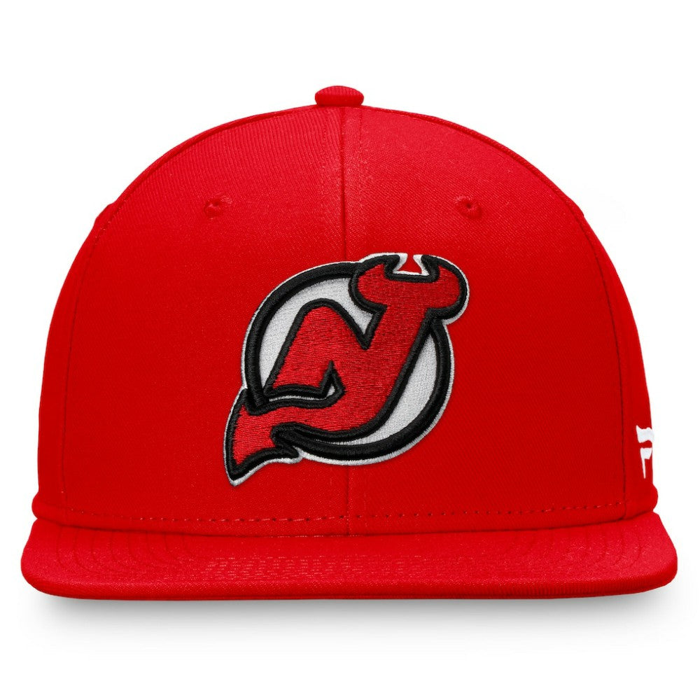 NHL New Jersey Devils Fanatics Primary Logo Snapback Hat - Red