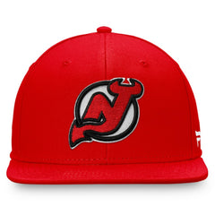 NHL New Jersey Devils Fanatics Primary Logo Snapback Hat - Red