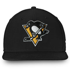 NHL Pittsburgh Penguins Fanatics Primary Logo Snapback Hat - Black