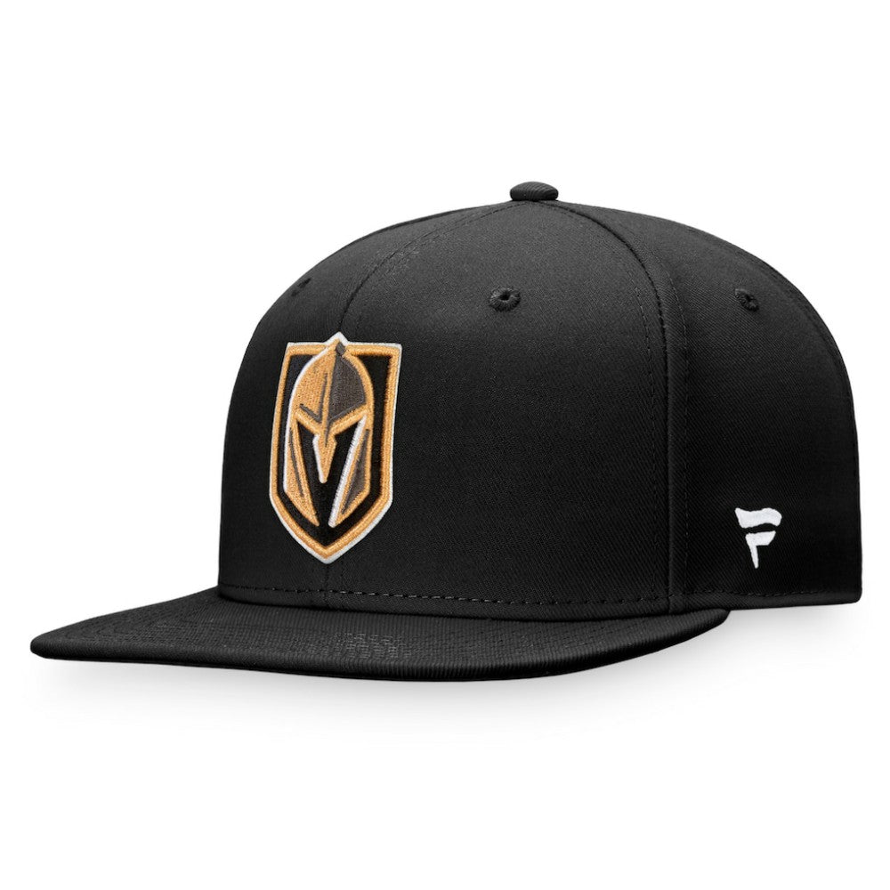 NHL Vegas Golden Knights Fanatics Primary Logo Snapback Hat - Black