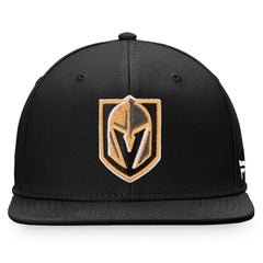 NHL Vegas Golden Knights Fanatics Primary Logo Snapback Hat - Black