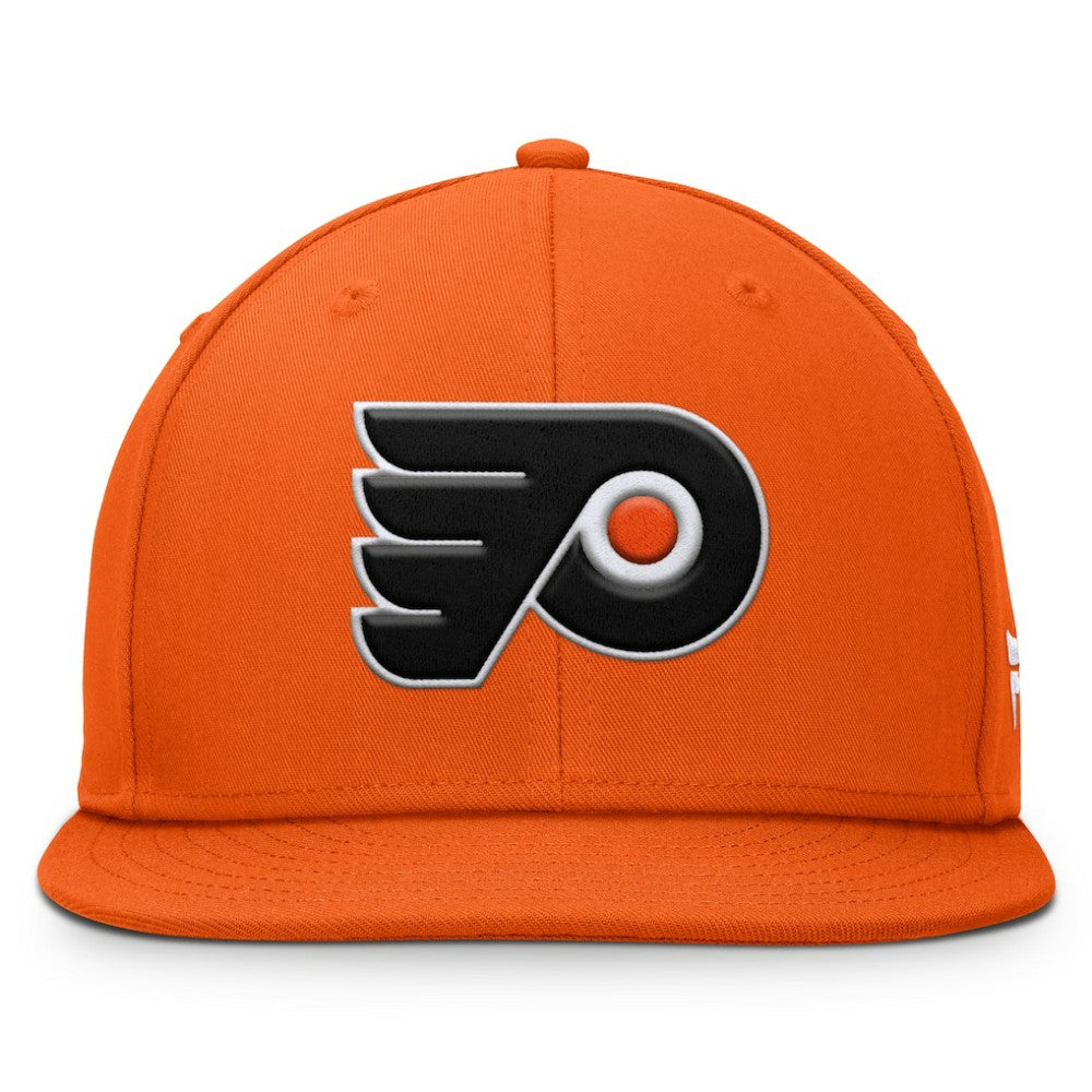 NHL Philadelphia Flyers Fanatics Primary Logo Snapback Hat - Orange