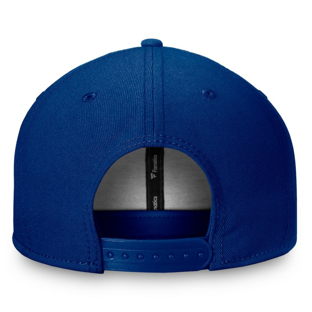 NHL Vancouver Canucks Fanatics Primary Logo Snapback Hat - Blue