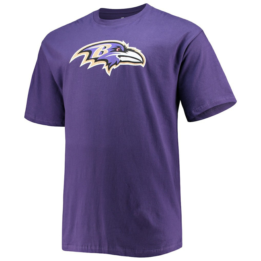 Lamar Jackson Baltimore Ravens Big & Tall Player Name & Number T-Shirt Purple