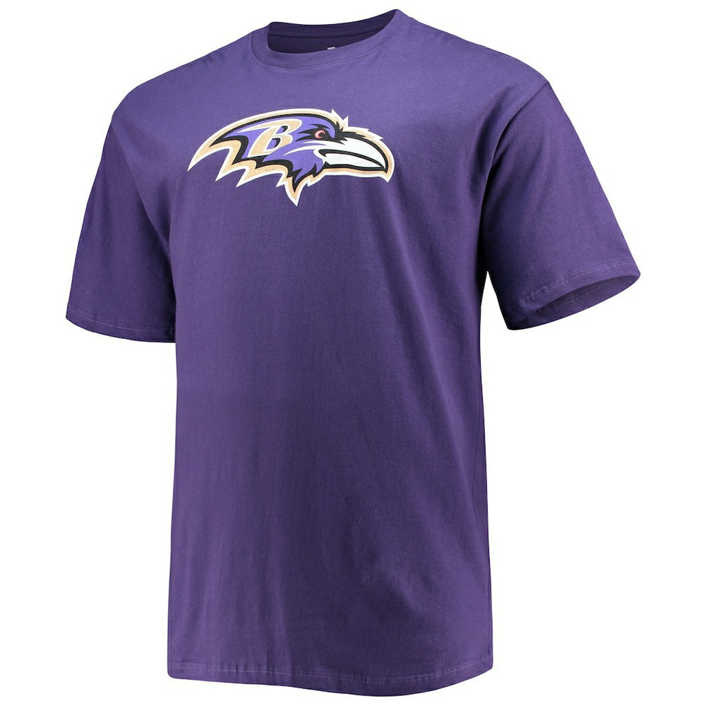 Lamar Jackson Baltimore Ravens Big & Tall Player Name & Number T-Shirt Purple