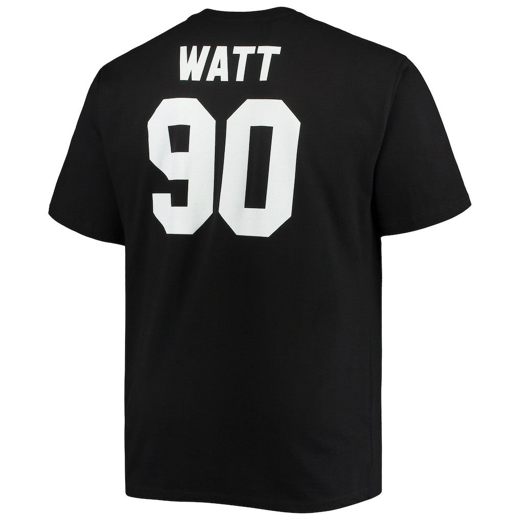 T.J. Watt Pittsburgh Steelers Big & Tall Player Name & Number T-Shirt Black