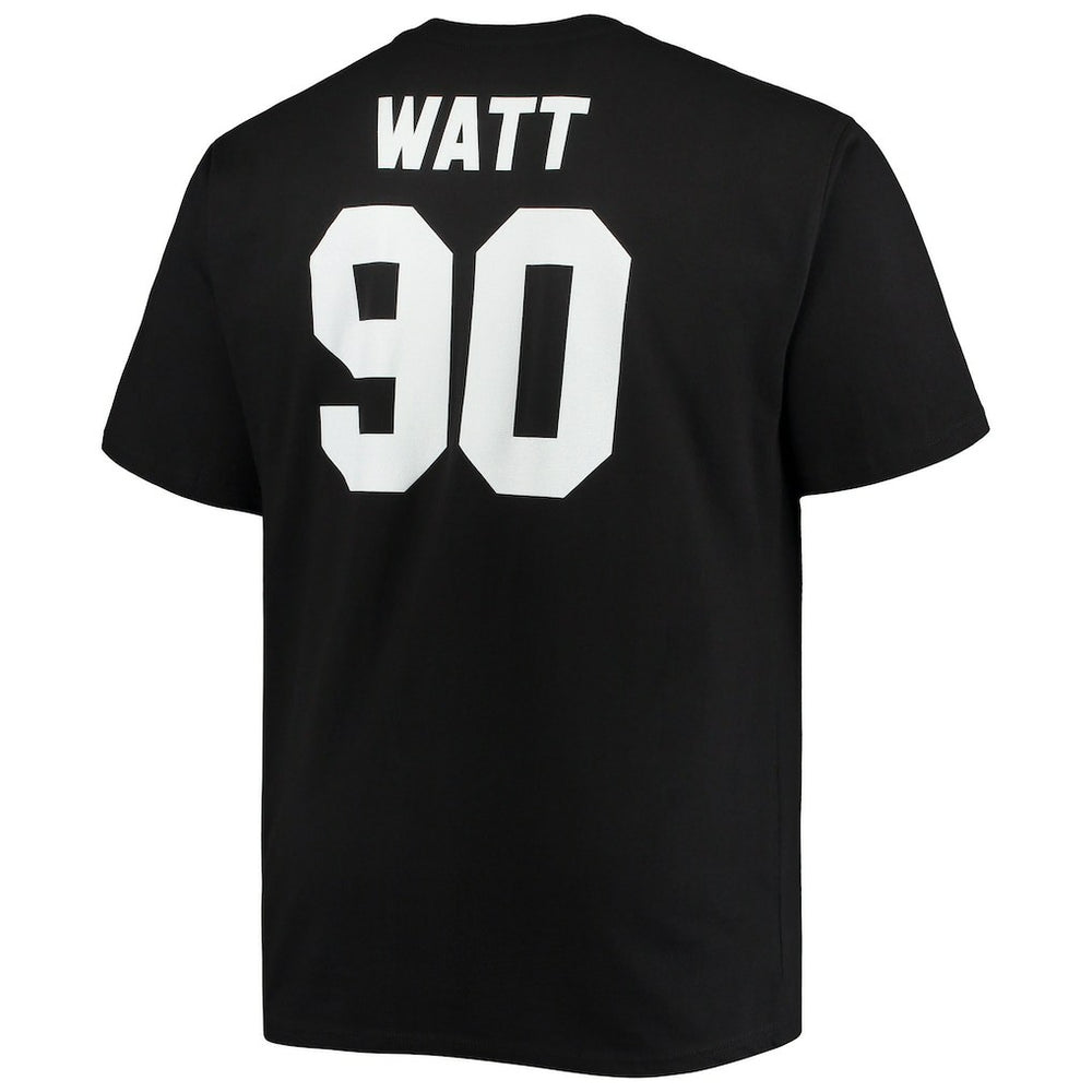 T.J. Watt Pittsburgh Steelers Big & Tall Player Name & Number T-Shirt Black