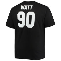 T.J. Watt Pittsburgh Steelers Big & Tall Player Name & Number T-Shirt Black