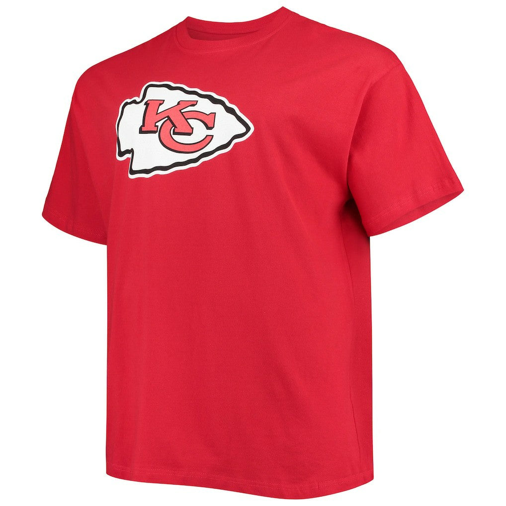 Travis Kelce Kansas City Chiefs Big & Tall Player Name & Number T-Shirt Red