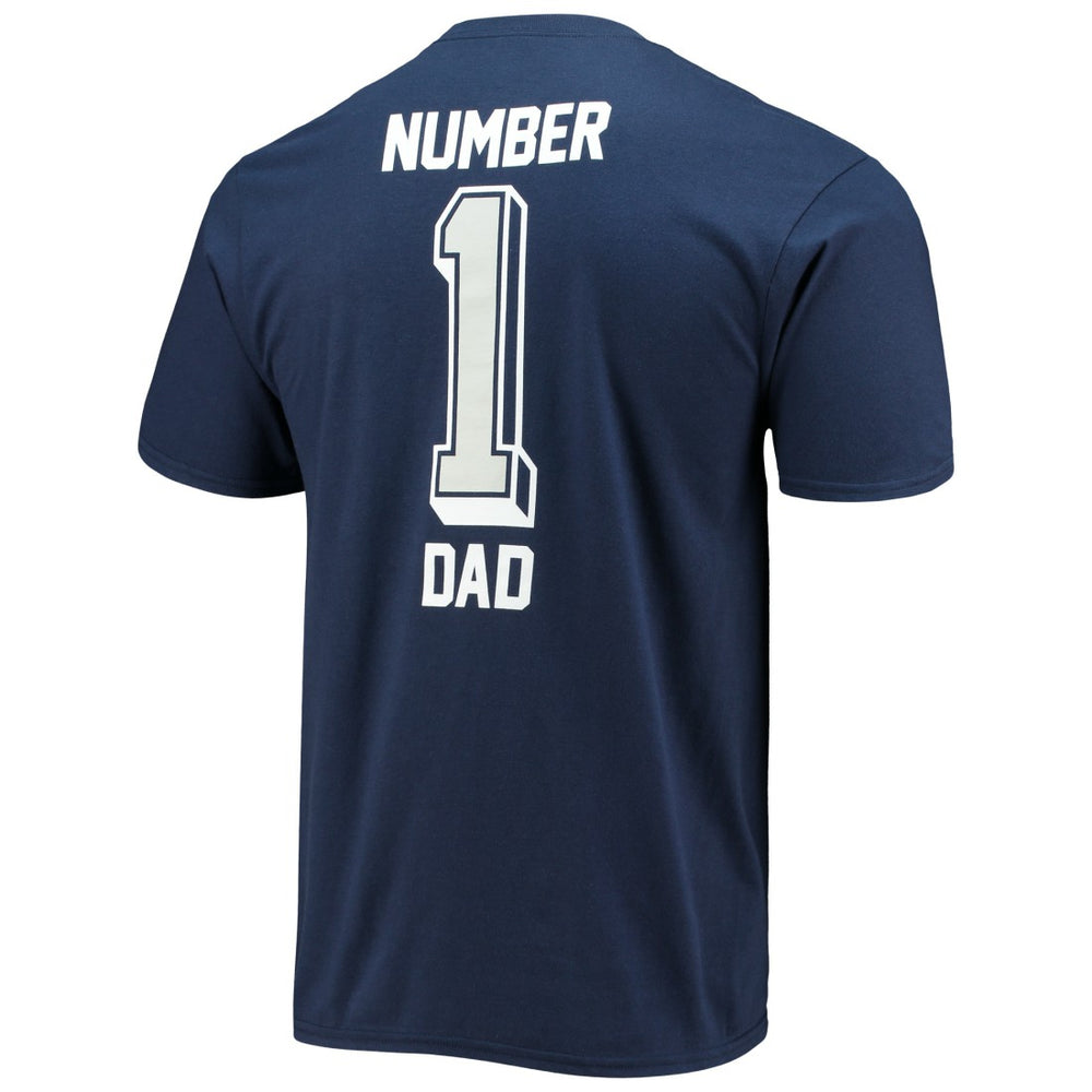 Dallas Cowboys #1 Dad T-Shirt Navy