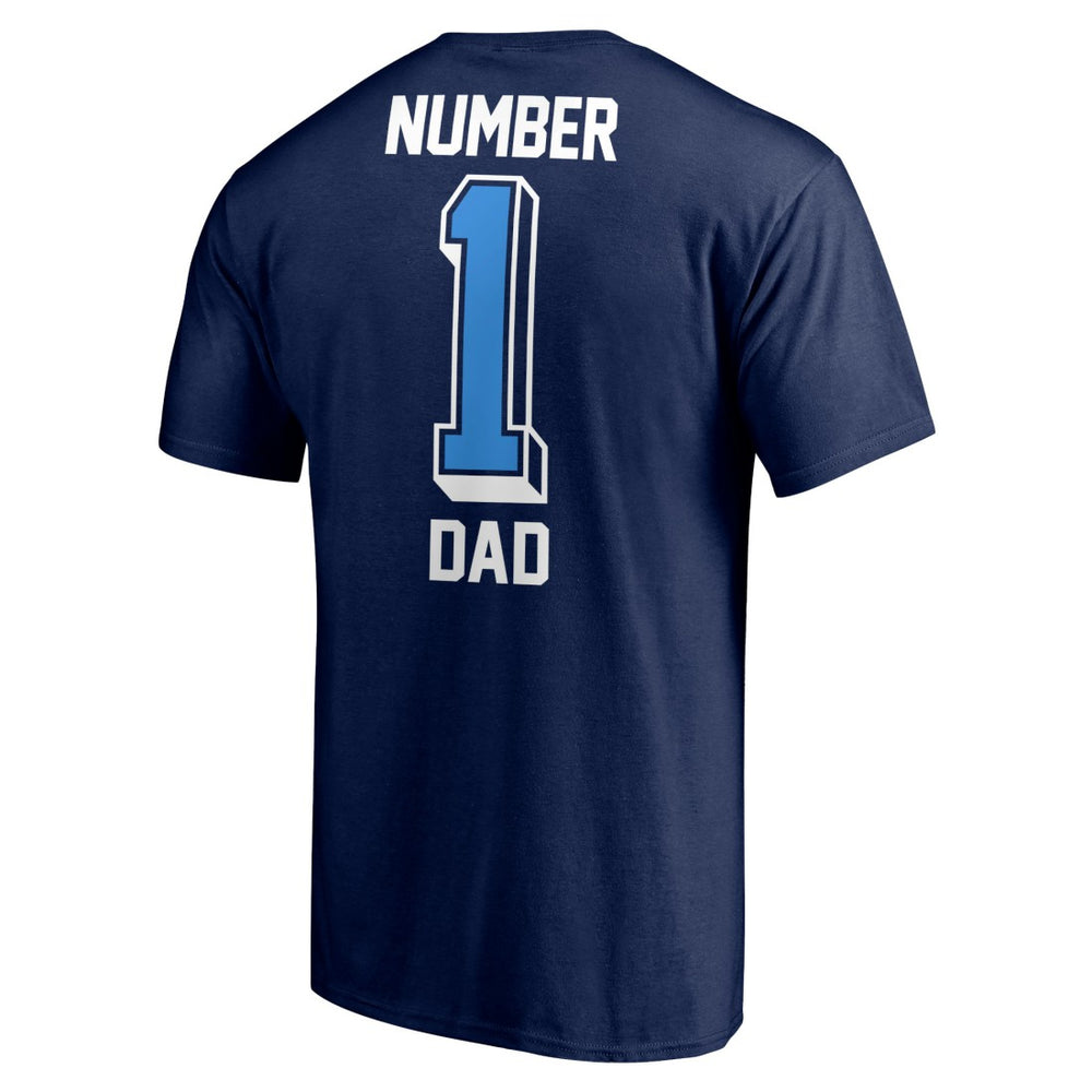 Tennessee Titans #1 Dad T-Shirt Navy