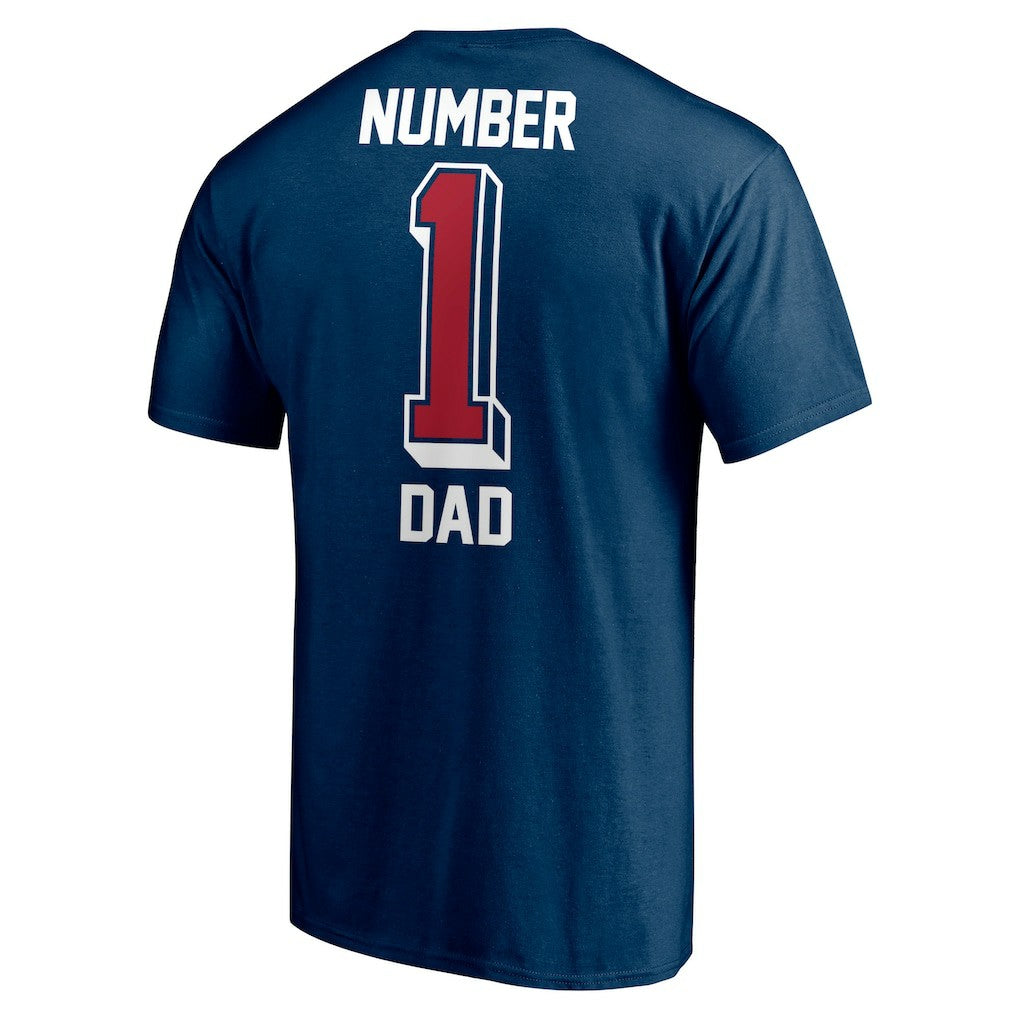 Houston Texans #1 Dad T-Shirt Navy
