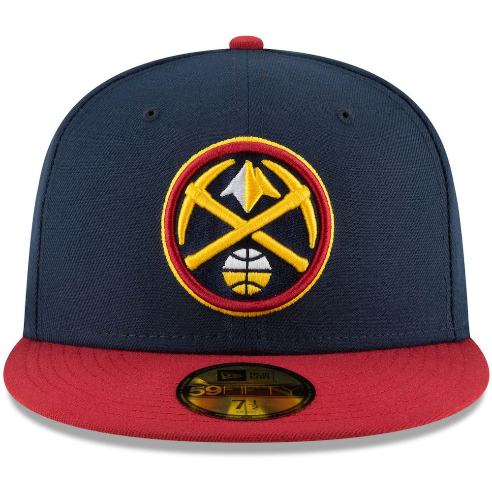 Denver Nuggets 2-Tone 59FIFTY Fitted Hat Navy/Red