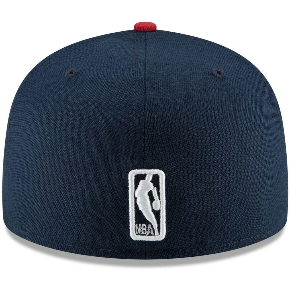 Denver Nuggets 2-Tone 59FIFTY Fitted Hat Navy/Red