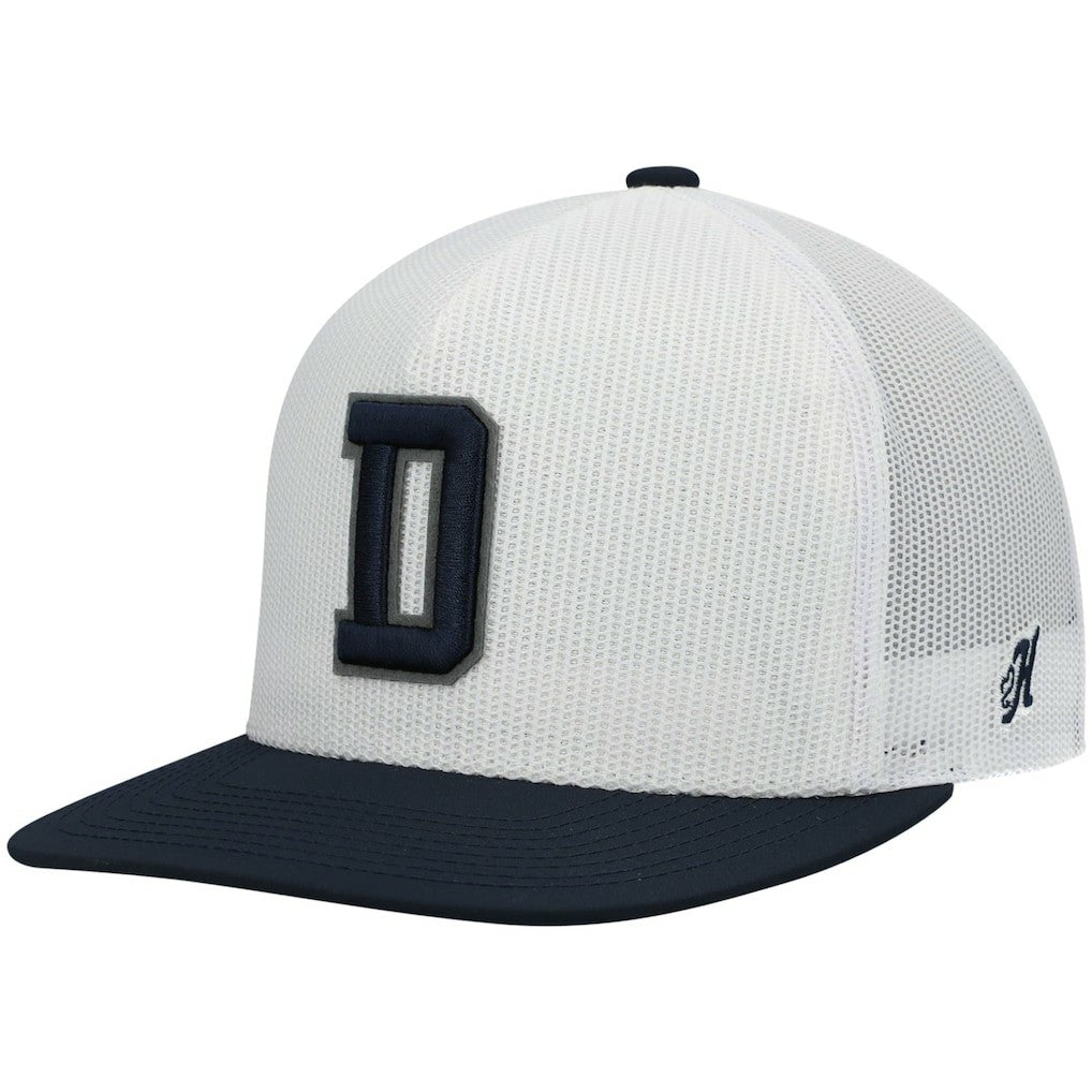 Dallas Cowboys HOOey Logo Snapback Hat White/Navy