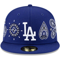 Los Angeles Dodgers New Era Paisley Elements 59FIFTY Fitted Hat - Royal Hats
