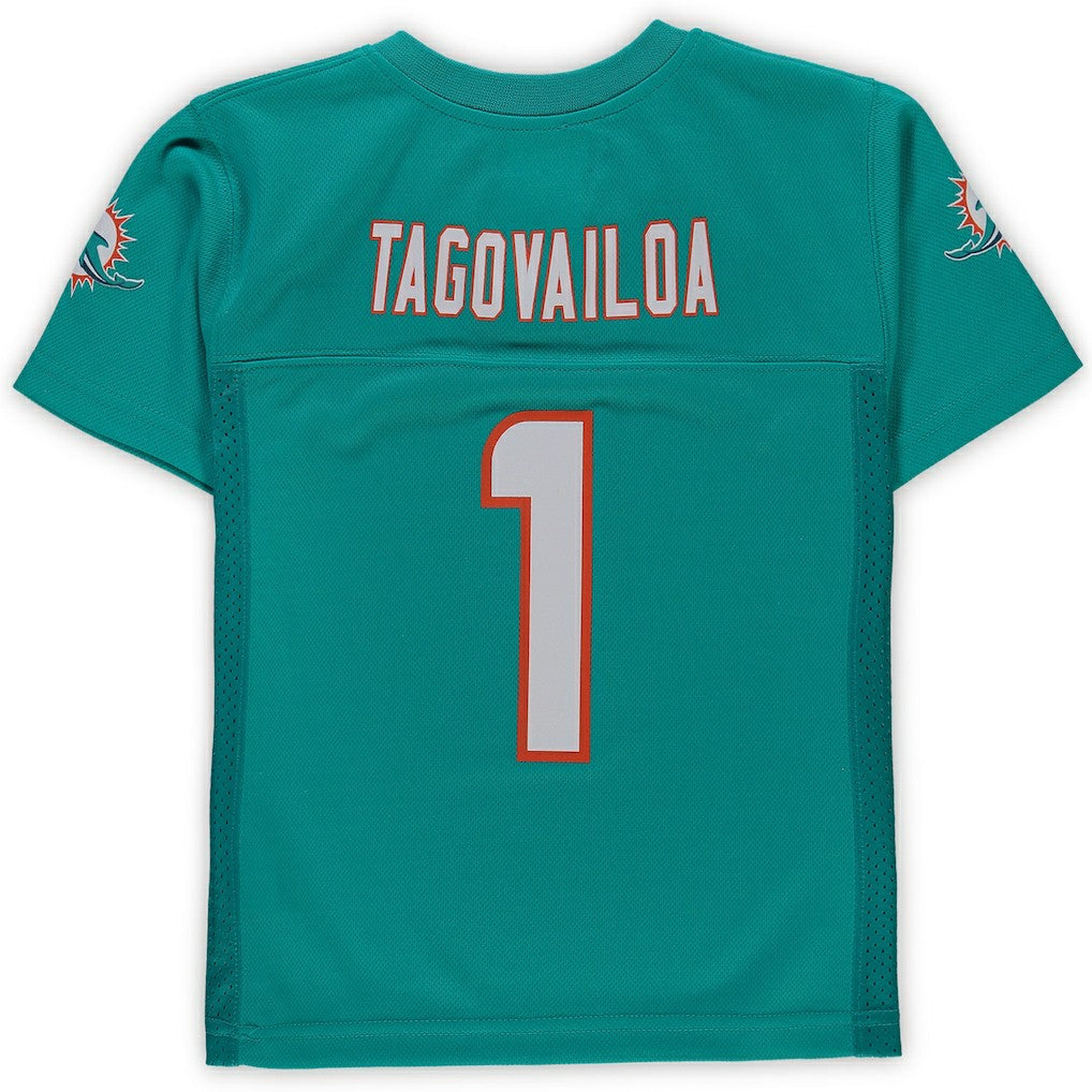 Tua Tagovailoa Miami Dolphins Preschool Replica Player Jersey Aqua