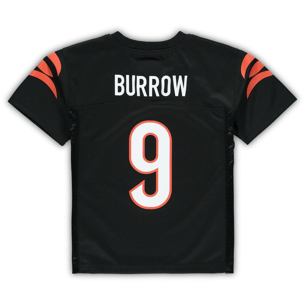 Joe Burrow Cincinnati Bengals Preschool Replica Player Jersey Black