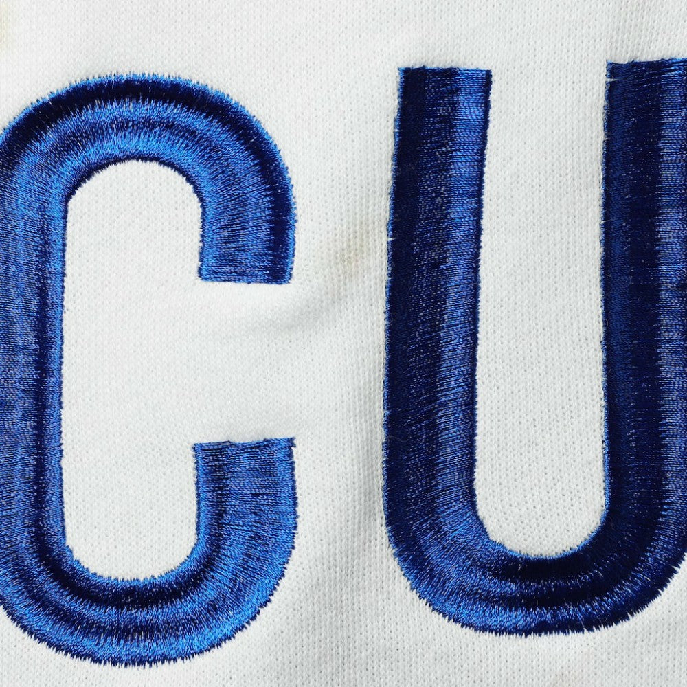 Chicago Cubs Mitchell & Ness Women's Color Block 2.0 Pullover Sweatshirt - Royal Pullover