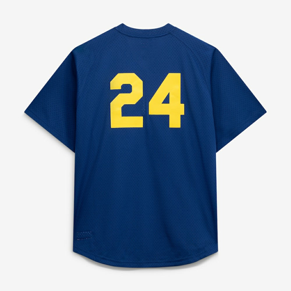 Ken Griffey Jr. Seattle Mariners Mitchell & Ness Big & Tall Cooperstown Collection Mesh Batting Practice Jersey - Royal Jerseys