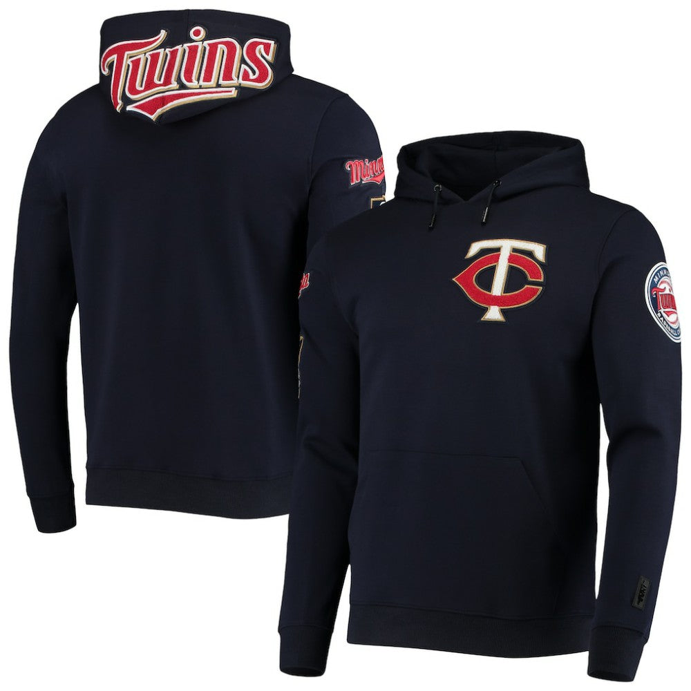 Minnesota Twins Pro Standard Team Logo Pullover Hoodie - Navy Hoodies