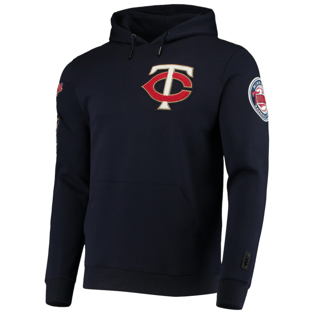 Minnesota Twins Pro Standard Team Logo Pullover Hoodie - Navy Hoodies