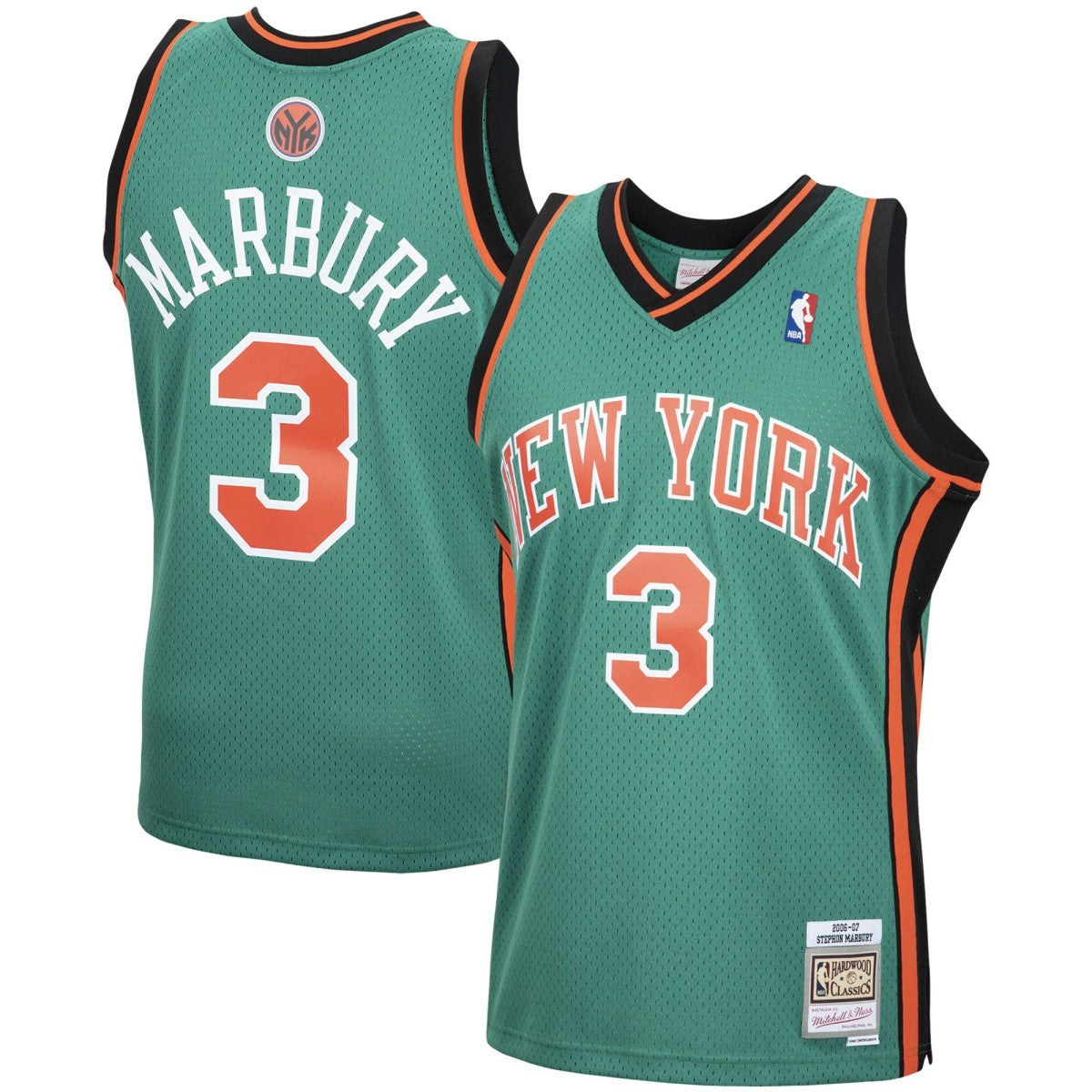 Stephon Marbury New York Knicks 2006/07 Hardwood Classics Swingman Jersey Green