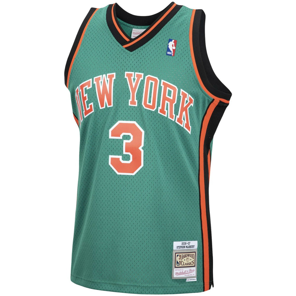 Stephon Marbury New York Knicks 2006/07 Hardwood Classics Swingman Jersey Green