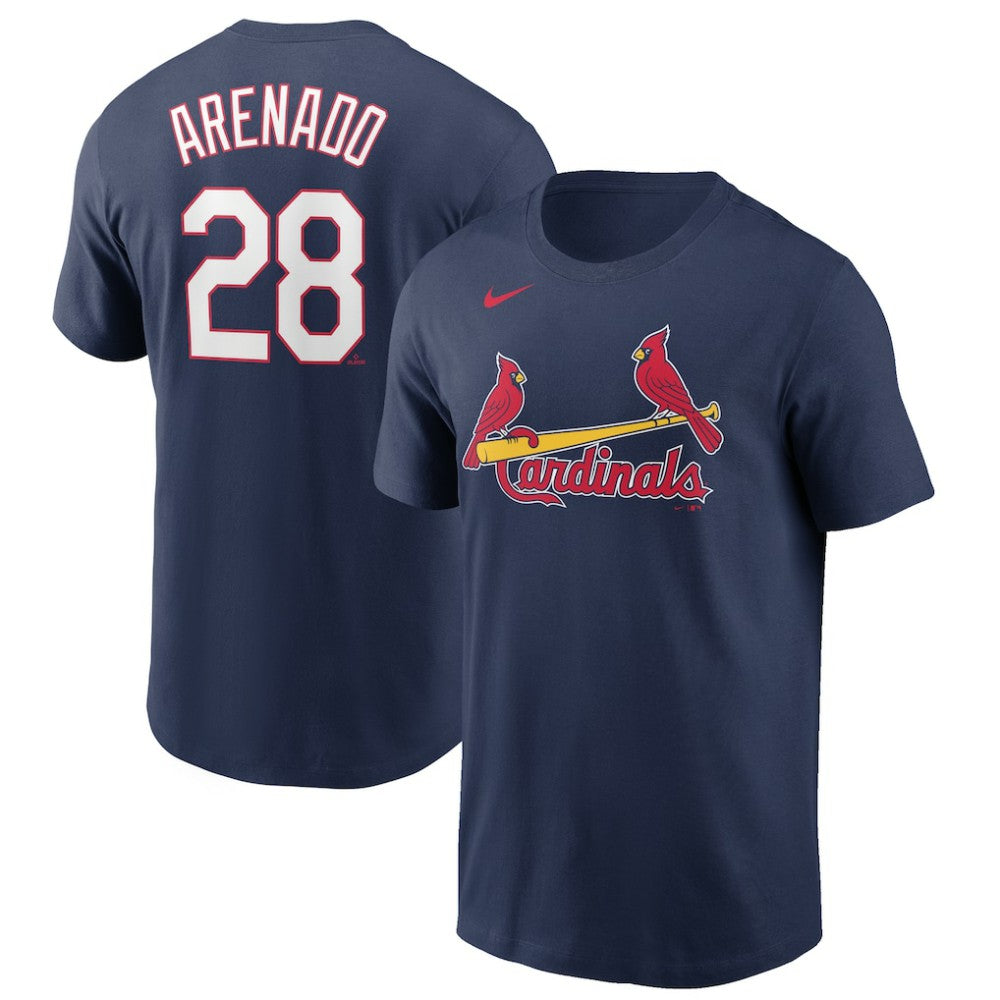 Nolan Arenado St. Louis Cardinals Nike Name & Number T-Shirt - Navy T-shirts