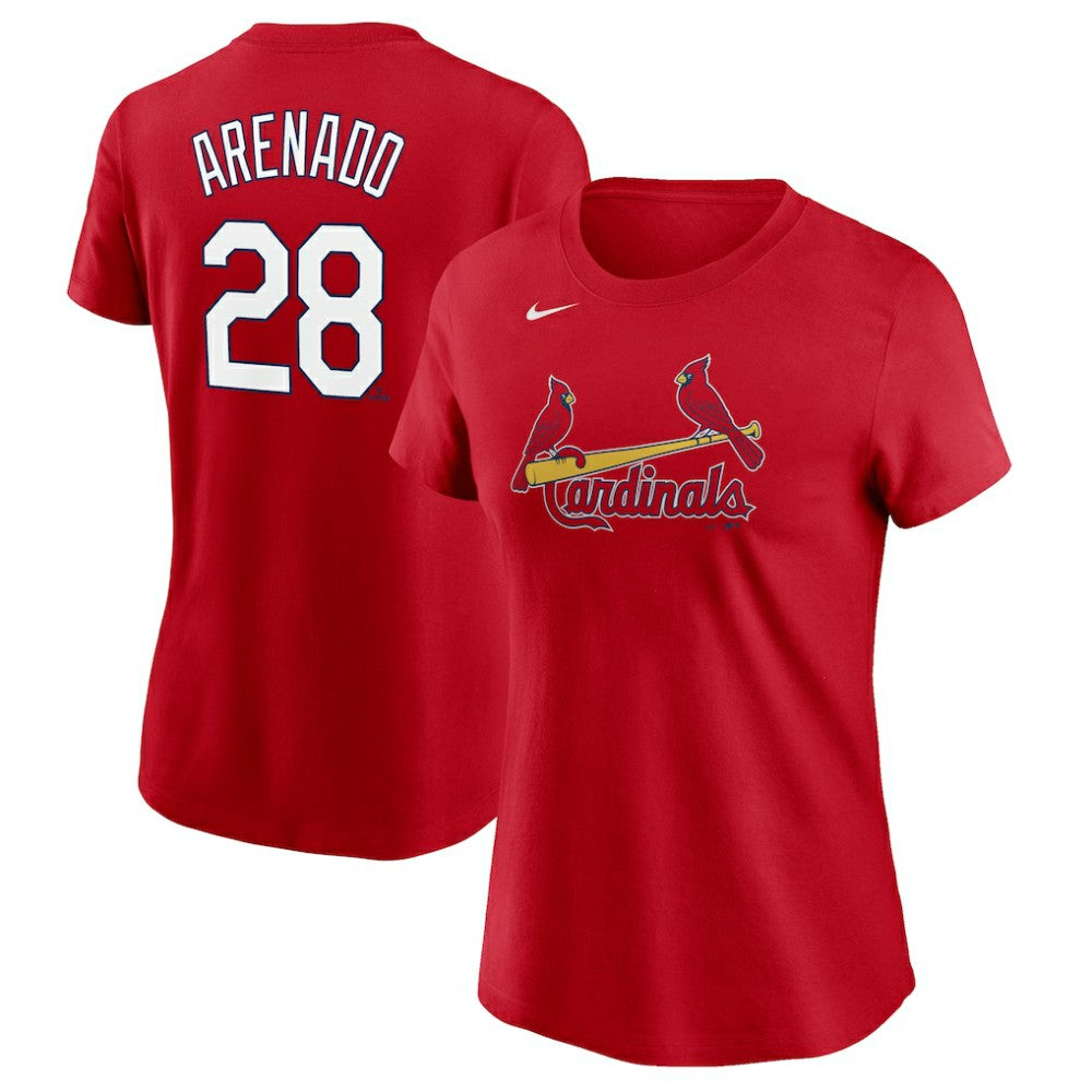 Nolan Arenado St. Louis Cardinals Nike Women's Name & Number T-Shirt - Red T-shirts