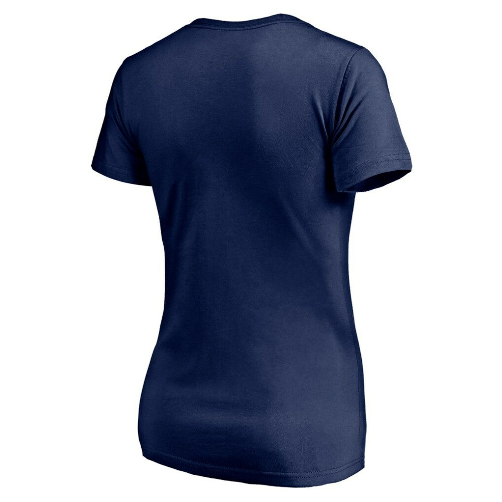 NHL Washington Capitals Women's Alternate Logo V-Neck T-Shirt - Navy