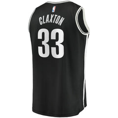 Nicolas Claxton Brooklyn Nets Fast Break Replica Jersey Icon Edition Black