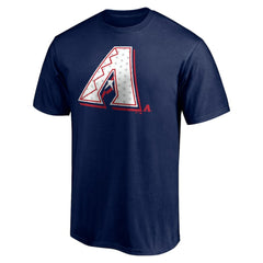 Arizona Diamondbacks Red White and Team T-Shirt - Navy T-shirts