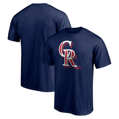 Colorado Rockies Red White and Team T-Shirt - Navy T-shirts