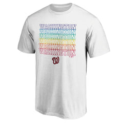 Washington Nationals City Pride T-Shirt - White T-shirts