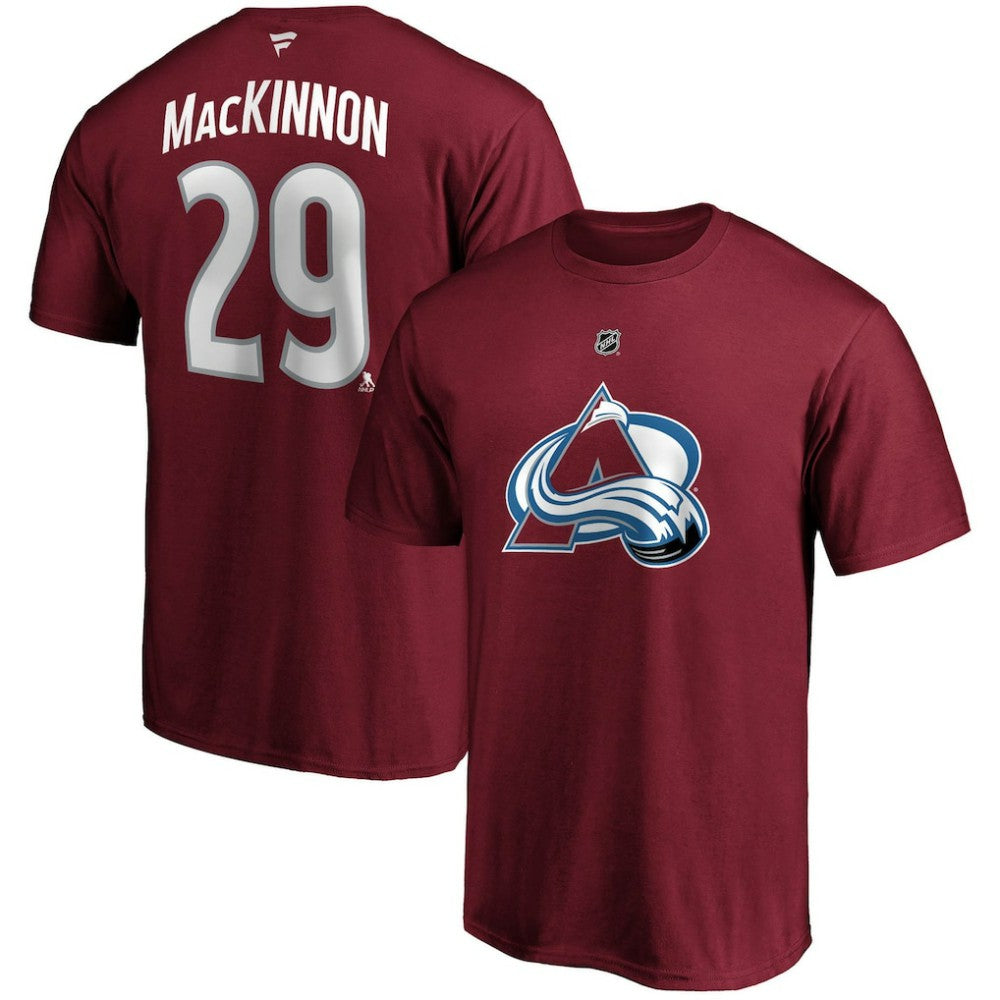 NHL Nathan MacKinnon Colorado Avalanche Fanatics Big & Tall Name & Number T-Shirt - Burgundy