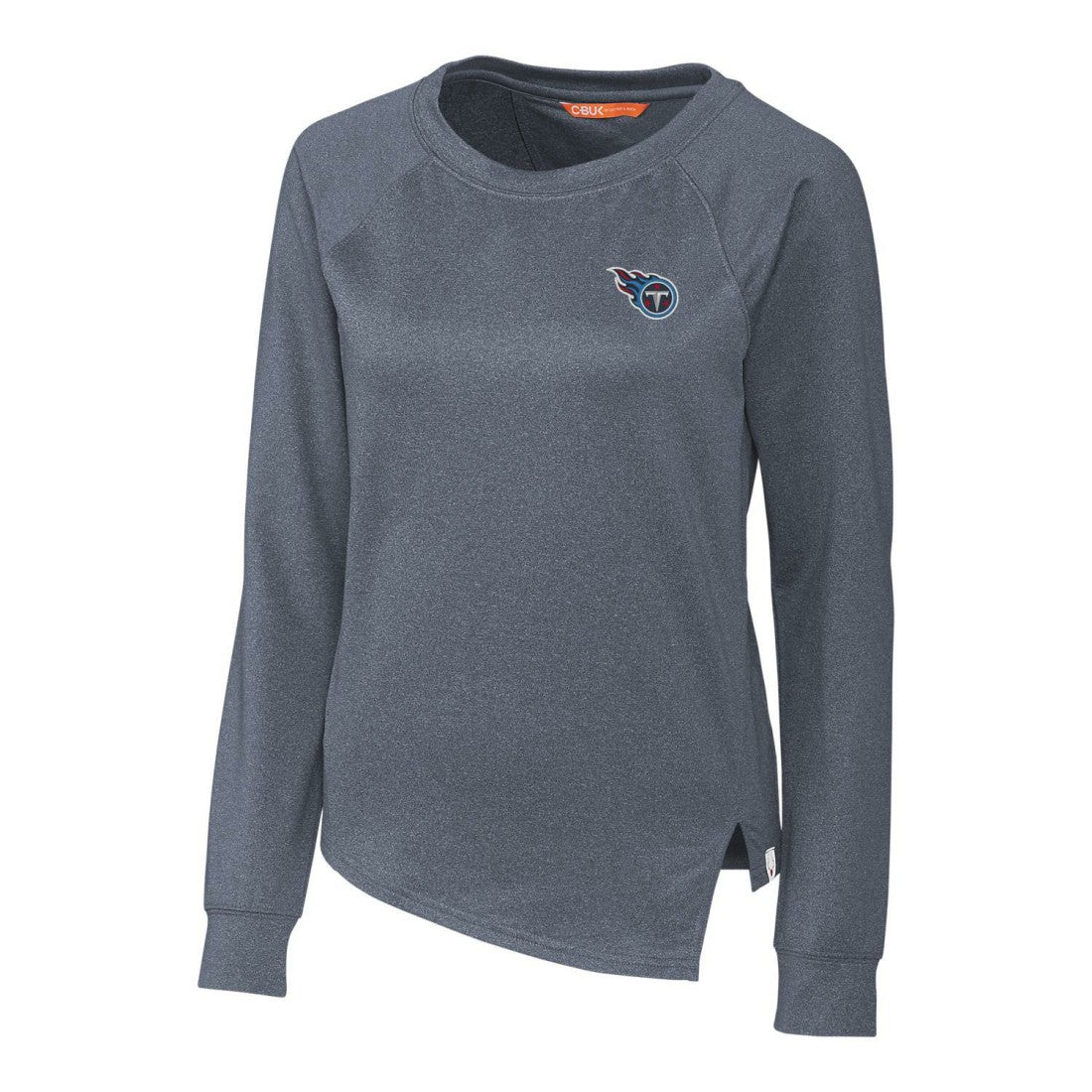 Tennessee Titans Cutter & Buck Women's Jackson Pullover Sweatshirt Heathered Navy