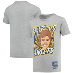 Rik Smits Indiana Pacers Youth Hardwood Classics King of the Court Player T-Shirt Gray