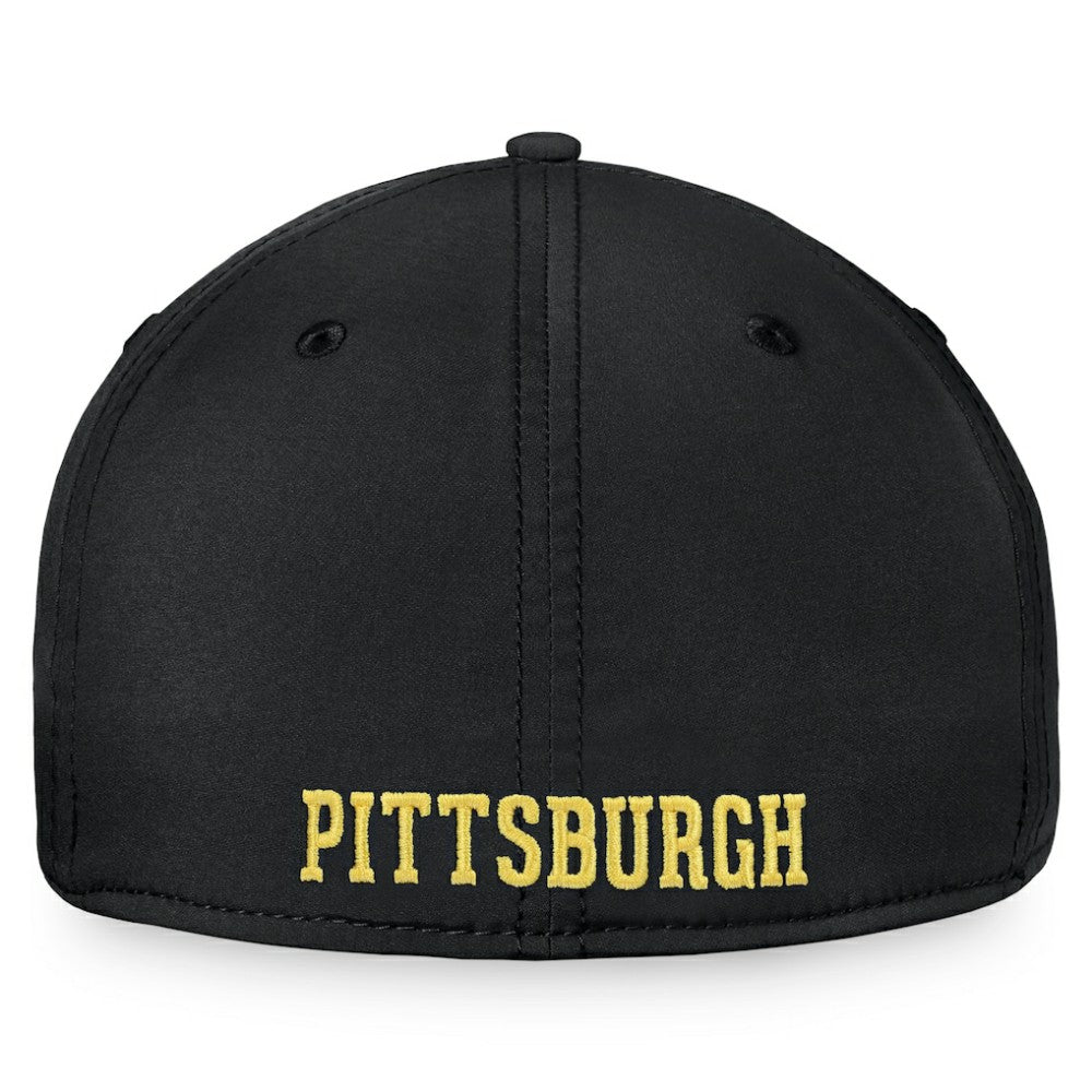 Pittsburgh Pirates Fanatics Core Flex Hat - Black/Gold Hats