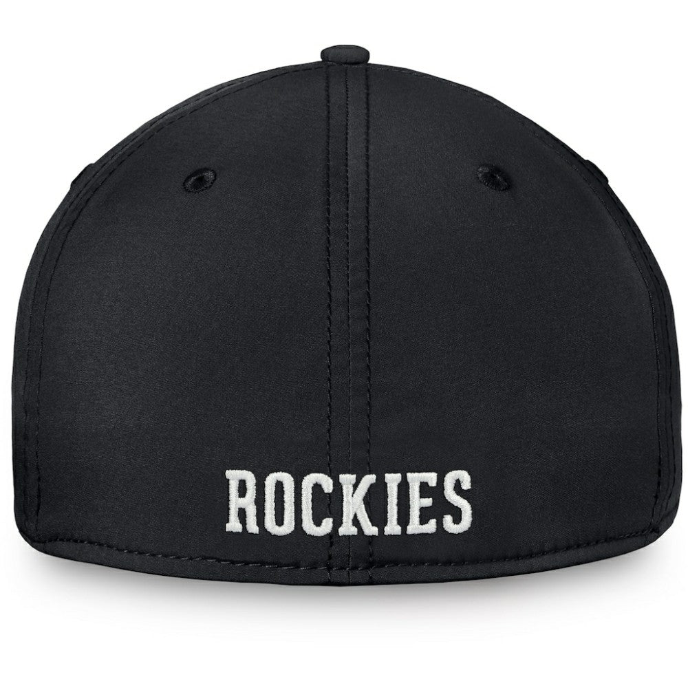 Colorado Rockies Fanatics Core Flex Hat - Black/Purple Hats