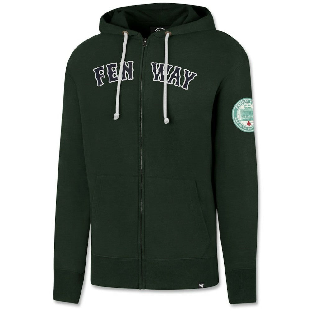 Boston Red Sox '47 Gamebreak Cross Check Full-Zip Hoodie - Green Hoodies