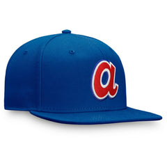 Atlanta Braves Fanatics Cooperstown Collection Core Snapback Hat - Royal Hats