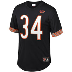 Walter Payton Chicago Bears Retired Player Name & Number Mesh Top Black
