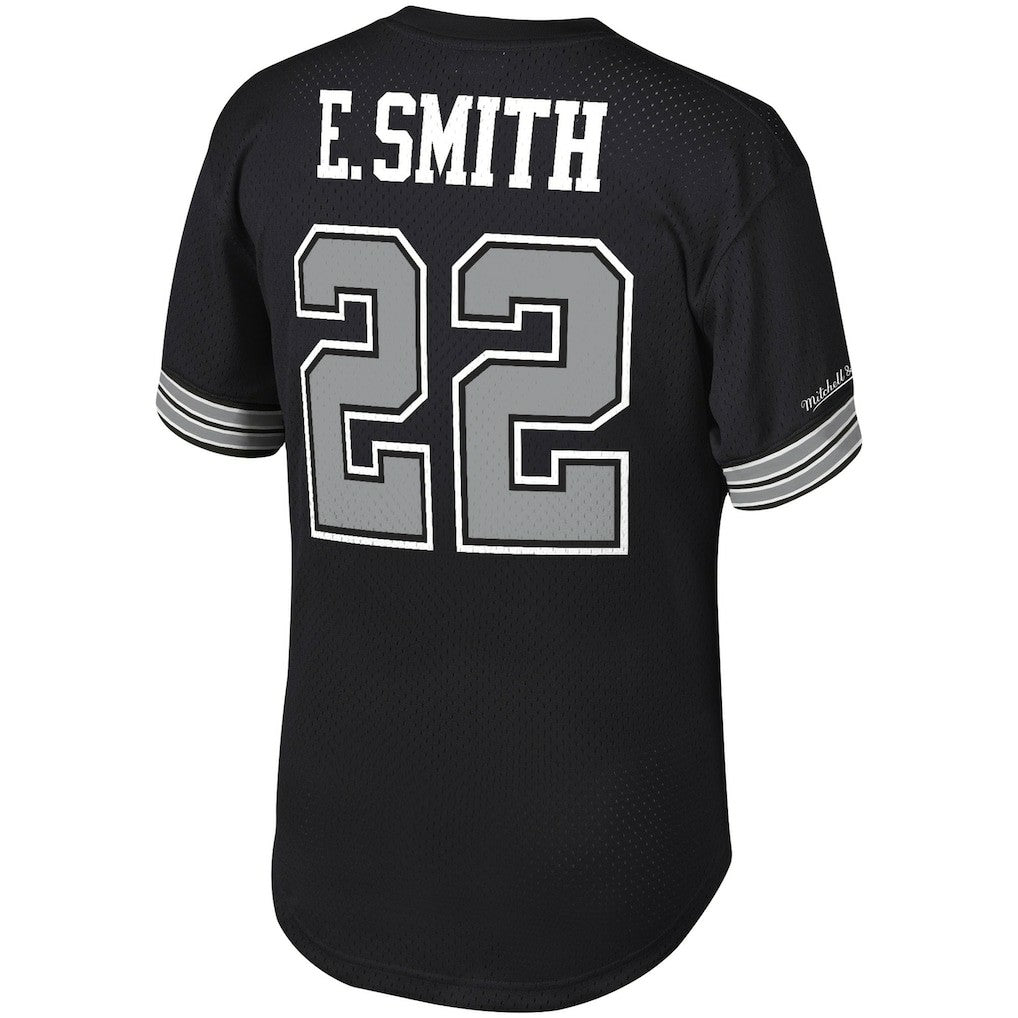 Emmitt Smith Dallas Cowboys Retired Player Name & Number Mesh Top Black